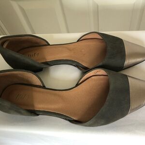 J. Jill Women's Gray Suede Business Casual Slip on Flats
